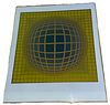 VASARELY Kinetic Composition, Gold Sphere