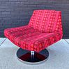 Mid Century Space Age Swivel Top Lounge Chair