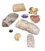 Collection Assorted Geodes & More AMETHYST, NAUTICAL FOSSIL