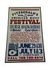 FITZGERALD'S 1990 American Music Festival Advertising Poster
