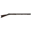 Unmarked Heavy Barrel Plains Percussion Rifle