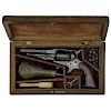 Cased First Type Remington New Model Pocket Revolver, With Brass Frame and Iron Trigger