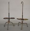 2 Iron grease lamps