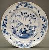 18th c. delft ware Charger