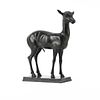 Antique Continental Bronze Deer Figurine