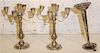 * A Pair of Gorham Silver Candlesticks Height of candlesticks 10 1/4 inches.