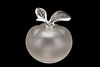 Lalique Crystal Grand Pomme Apple Perfume Bottle