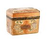 Stunning Moser Enamel Decorated Casket Box