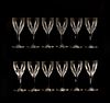 Set of 12 Baccarat "Genova" Port Wine Glasses