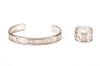 Tiffany & Co. "Atlas" Sterling Bracelet & Ring