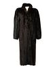 Ladies Dark Brown Full Length Mink Coat