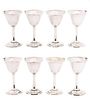 Set of 8 Wallace Sterling Silver Wine Goblets