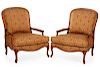 Pair, Drexel Heritage Upholstered Armchairs