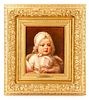 Attributed to Reinhart, "Portrait of a Baby", Oil