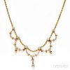 Antique Gold and Diamond Necklace