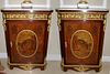 Pair of 19thC French Gilt Bronze Cabinets