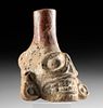 Loud / Terrifying Aztec Pottery Death Whistle