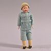 Small G. Heubach Bisque Shoulder Head Laughing Boy Doll