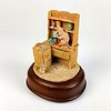 Vintage Schmid Music Box Figurine, Tale Of Two Bad Mice