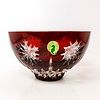 Waterford Crystal Round Bowl, Snow Crystals