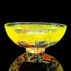 Kosta Boda Artist Collection Bowl, Yellow Satellite 59372