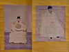Two Hanging Scroll Portrait Prints