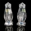 2pc Mikasa Glass Salt and Pepper Shakers, Icicles