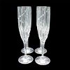 4pc Mikasa Fluted Champagne Glasses, Uptown