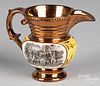 Lafayette Cornwallis copper lustre creamer