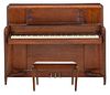Everett Piano Co. Art Deco Upright Piano, c. 1941