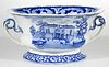 STAFFORDSHIRE AMERICAN VIEW TRANSFER-PRINTED CERAMIC COMPOTE