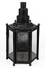 PIERCED AND PUNCHED SHEET-IRON CANDLE LANTERN