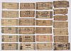 SHENANDOAH VALLEY OF VIRGINIA CIVIL WAR OBSOLETE CURRENCY / NOTES, LOT OF 25