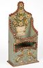 FRANK FINNEY (CAPEVILLE, VIRGINIA, B. 1947) CARVED AND PAINTED FOLK ART WALL BOX