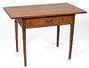 NEW ENGLAND TIGER MAPLE WORK TABLE