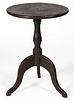 AMERICAN PAINTED WALNUT CANDLESTAND