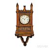 Smith & Sons Rosewood Chiming Gothic Clock and Bracket