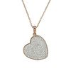 Kallati Gold Diamond Heart Pendant Necklace