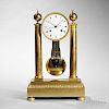 French Ormolu Mantel Clock with Coup Perdu   Escapement
