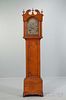 Levi & Abel Hutchins Birch Tall Clock