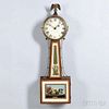 Inlaid Patent Timepiece or "Banjo" Clock
