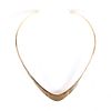 Ronald Hayes Pearson 14k Gold Choker Necklace