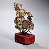 Roullet et Decamps Polichinelle Girl with Drum Automaton