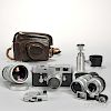 Leica M3 Double Stroke Body and Lenses