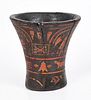 Inca Colonial Wood and Resin vessel