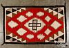Navajo Indian regional rug with cross
