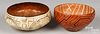 Two Amazon Shipibo pottery bowls