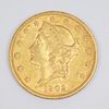 1902-S Liberty Head $20 Gold Coin.
