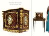19th C Napoleon III Sevres Parquetry Bronze Jewelry Box