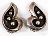Native American Indian silver earrings